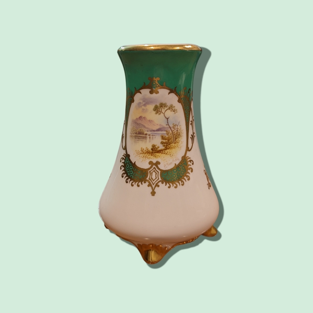 Vintage Elegant Coalport China Bud Vase (1950s)